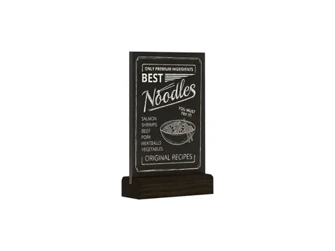 Krijtbord Europel tafelmodel A6 staand zwart