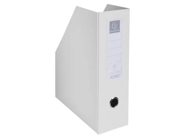 Tijdschriftenhouder PP rug100mm wit