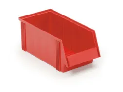 magazijnbak,HxBxD 156x186x400mm,7,2l,PP,rood