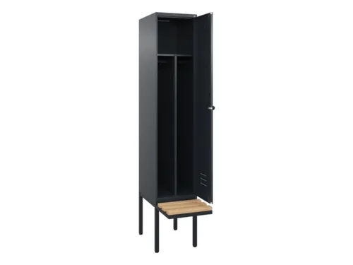 locker voor scheiding van kleding,HxBxD 2120x400x815mm,1vak