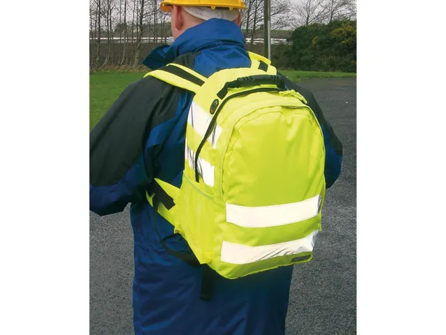 B905 Hi-Vis Rugzak Geel reflecterend