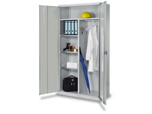 dossier-/kledingkast,HxBxD 1950x1000x500mm,kleur deuren RAL7035