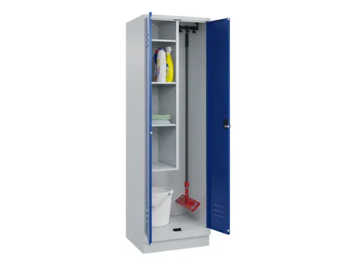 schoonmaakkast,HxBxD 1950x600x500mm,links 4vakken