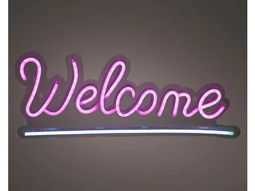Ledbord Lumineo indoor USB neon Welcome