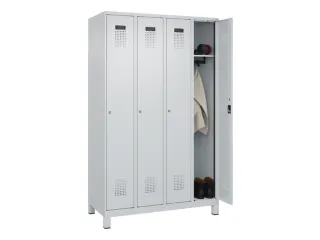 locker,HxBxD 1950x1200x500mm,4vak,vak B 300mm,cil.-slot,voeten - 1