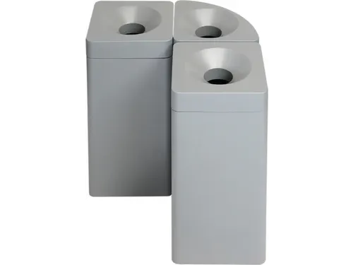 afvalbak,zelfblussend,40l,HxBxD 760x350x350mm,kop grijs