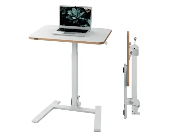 Zit-Sta bureau Leitz ergo compact inklapbaar 460x740x650mm wit