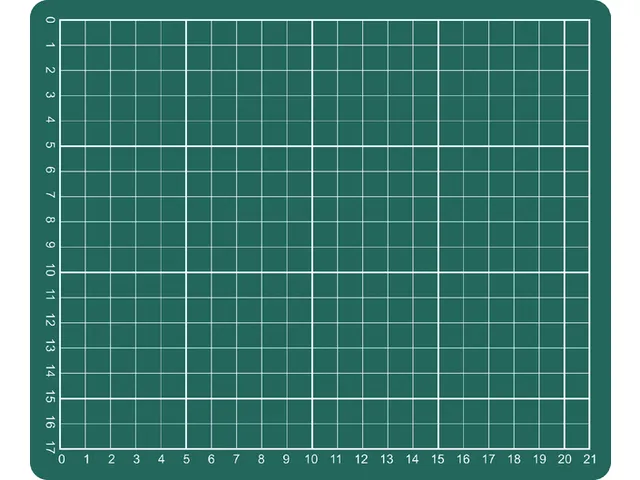 Snijmat A5 230x190mm groen