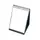 Tafelflipover Rillstab A4 RI93170 staand zwart 10 tassen