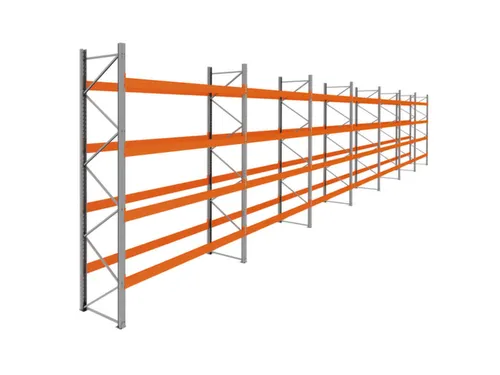 palletstelling,basis+6xaanbouw,HxBxD 4620x26000x1100mm,vakl. 3400kg