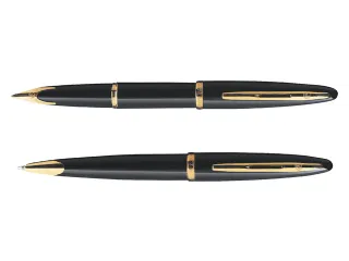 Vulpen Waterman Carene Black Sea lacquer GT Medium Blauwe inkt - 2