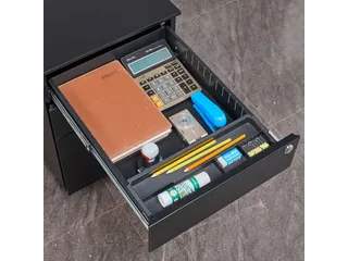 Ladeblok Verrijdbaar Zwart - 7