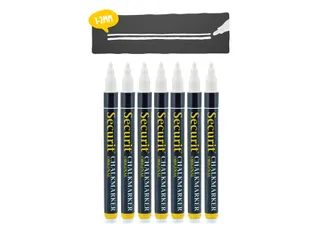 Krijtstift Securit Sma-100 Rond 1-2mm Wit 7 Stuks - 7