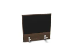 opzetpaneel,v. bureau,aanbouw achter,NV bruin hickory,BN8033-zwart