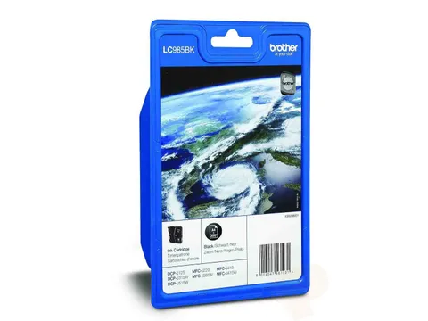 Brother LC-985BKBPDR, Zwart, Inkt op pigmentbasis, 1 stuk(s)
