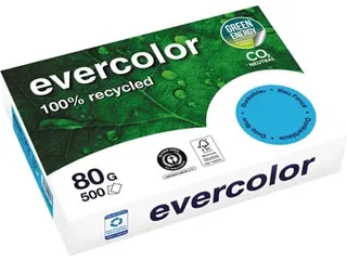 Gerecycleerd Kopierpapier Evercolor 80 Gram A4 Donkerblauw - 2