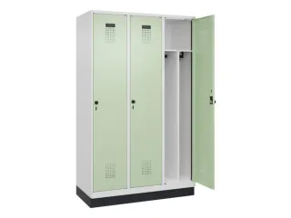 locker voor scheiding van kleding,HxBxD 1950x1200x500mm,3vak - 1