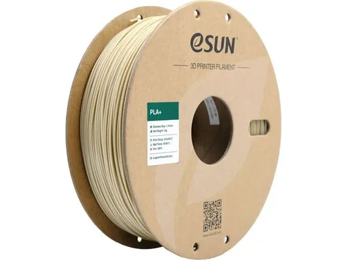 eSUN PLA+ 3D printer Filament 1.75mm Ivoor wit 1kg