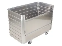 Bakwagen Aluminium Draagverm. 250kg 1280x675x985mm 650l Greep Opening