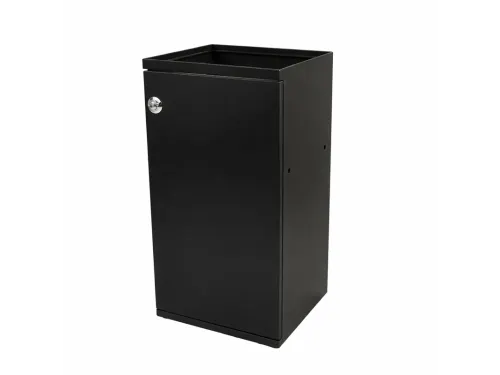 Modulaire Afvalbak met Deur en Zakhouder 85 liter Mat Zwart