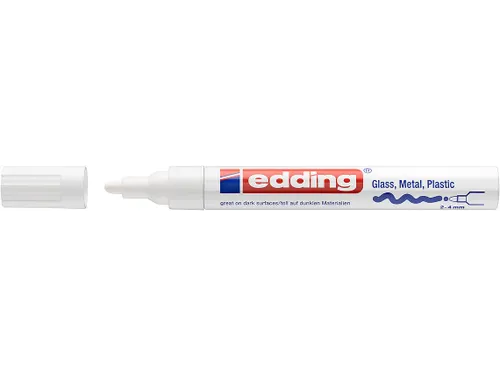 Viltstift Edding 750 Lakmarker Rond 2-4mm Wit