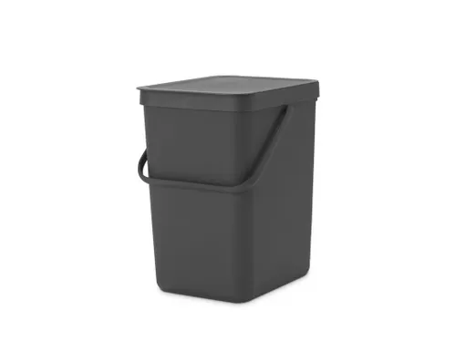 Afvalemmer Sort & Go 25 Liter Grijs