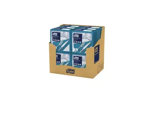 Tork 477914 Soft Dinnerservet Advanced Blauwgroen 39x39cm - 2