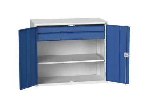 universele kast,HxBxD 1000x1300x550mm,1xStalen bodem,2lade(n)