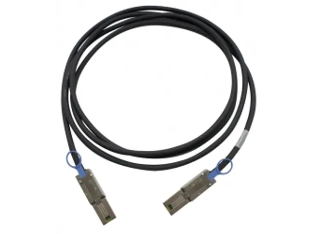QNAP CAB-SAS20M-8088, 2 m, miniSAS, miniSAS, Mannelijk/Mannelijk, Zwar
