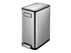 Stijlvolle Pedaalemmer Ecofly Step Bin 45 Liter Mat Rvs