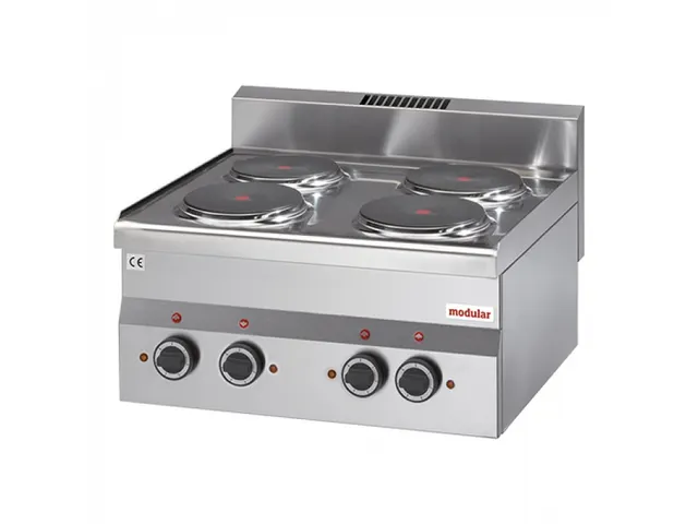 Modular 600 Kooktoestel 4 platen elektrisch