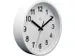 Horloge murale NXT dia. 25,cm plast. blanc, cadran blanc silencieuse