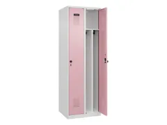 locker voor scheiding van kleding,HxBxD 1850x600x500mm,2vak
