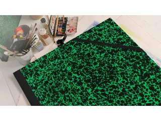Tekenmap Canson Studio Annonay elastieksluiting 520x720mm groen - 4