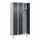 locker voor scheiding van kleding,HxBxD 1950x900x500mm,3vak