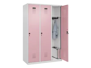 locker,HxBxD 1850x1200x500mm,3vak,vak B 400mm,draaigrendel - 1