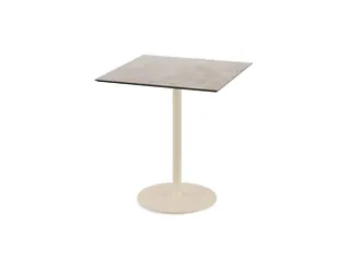 bistrotafel,HxBxD 730x700x700mm,rechthoekig,schotelvoet zandkleuren - 1