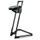 Esd Stahulp 600-850mm Glijders Zwart PU Staal