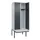 locker met bank,HxBxD 2120x800x815mm,2vak,vak B 400mm,draaigrendel