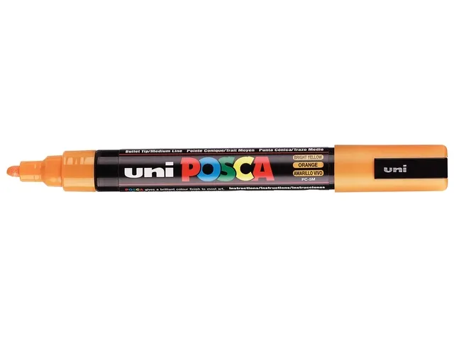 Verfstift Posca PC5M Medium Punt 1,8-2,5mm Oranje