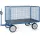 Handtrekwagen Trekoog 6446vz 1250kg 2000x1000mm Draadgaas Rubber
