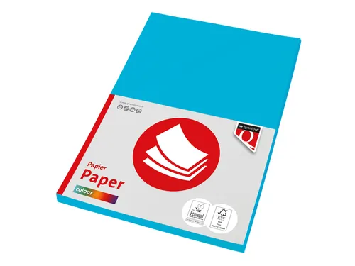 Kopieerpapier Quantore Colour A4 120 Gram Azuurblauw 100vel