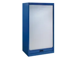 zwaarlast-roldeurkast,HxBxD 1950x1100x641mm,4xStalen bodem,lak RAL5005
