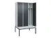 locker voor scheiding van kleding,HxBxD 2120x1200x815mm,3vak