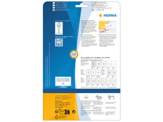 HERMA 9643 QR-code etiketten A4 80x40mm Wit 300 stuks - 2