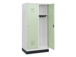 schoollocker,HxBxD 1630x800x500mm,2vak,vak B 400mm,cil.-slot,sokkel