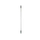 Hygiene 2958-9 Aluminium Steel 130cm Zwart