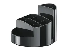 Pennenbak HAN Rondo 9-vaks hoogglans zwart