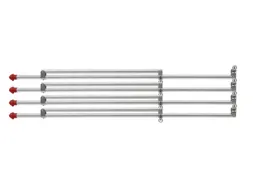 Set Zijsteunen,V. Rolsteiger,4Zijsteun,Aluminium