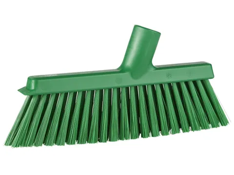 Vikan 31032 stofferbezem met haakse schroefdraad 250mm Groen